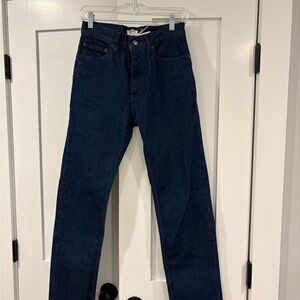 Filippa K Indigo Straight-Leg Raw Denim Jeans​